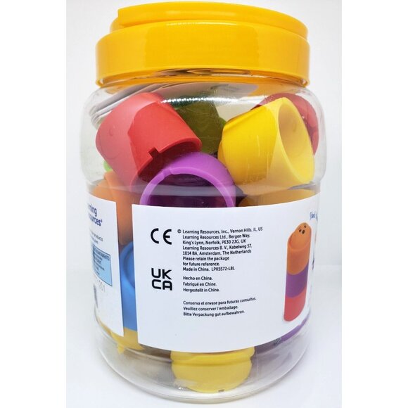 Learning Resources Rainbow Emotions Fidget Poppers Bucket of 24 Sensory LER5572 - Picture 4 of 15